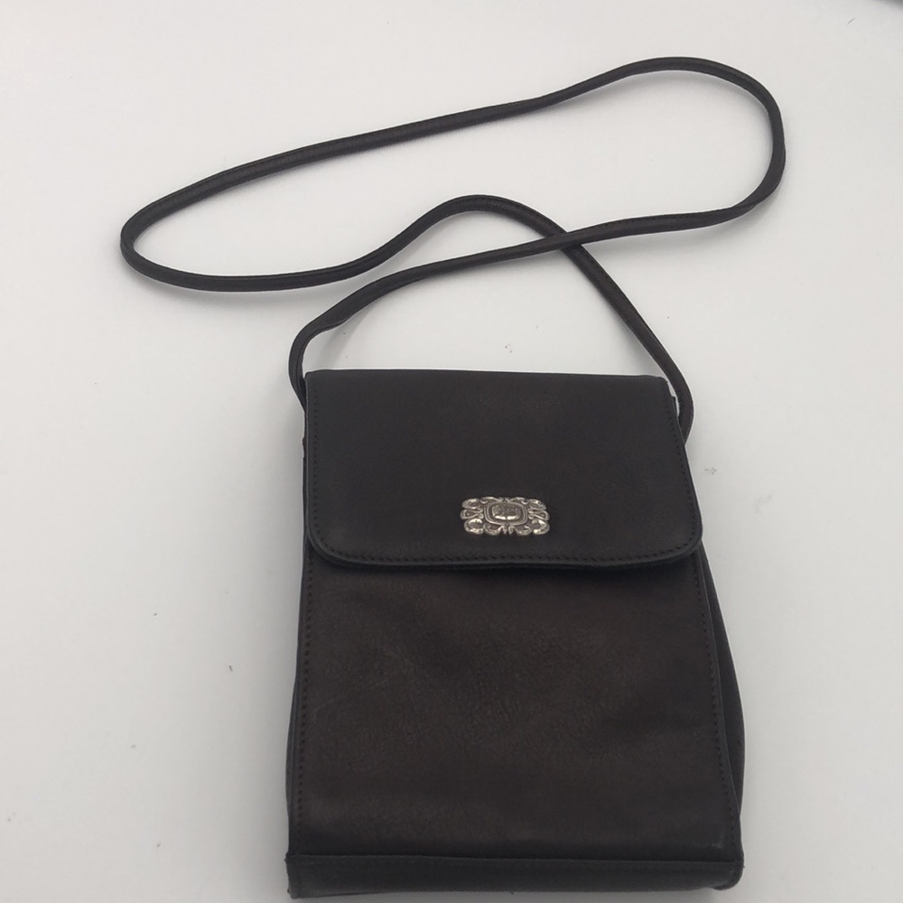 Fossil Brown Leather Cross Body Purse Bag